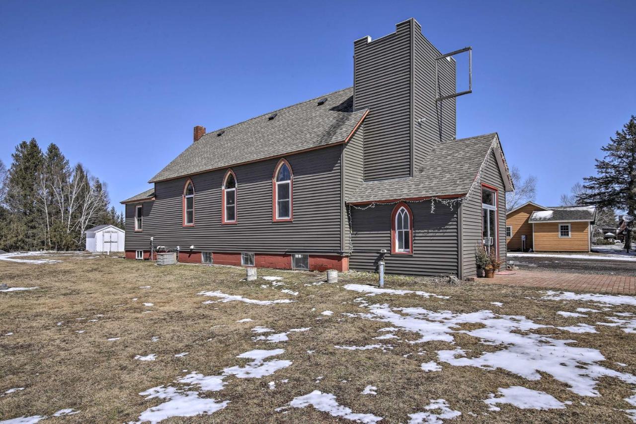 Renovated Historic Church Along Namekagon River! Seeley エクステリア 写真